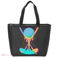 Golf Ice Cream Drip Golfing Golfer Tote Bag thumb 0