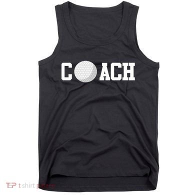 Golf Instructor Coach Golfer Golf Ball Gift Golf Course Tank Top