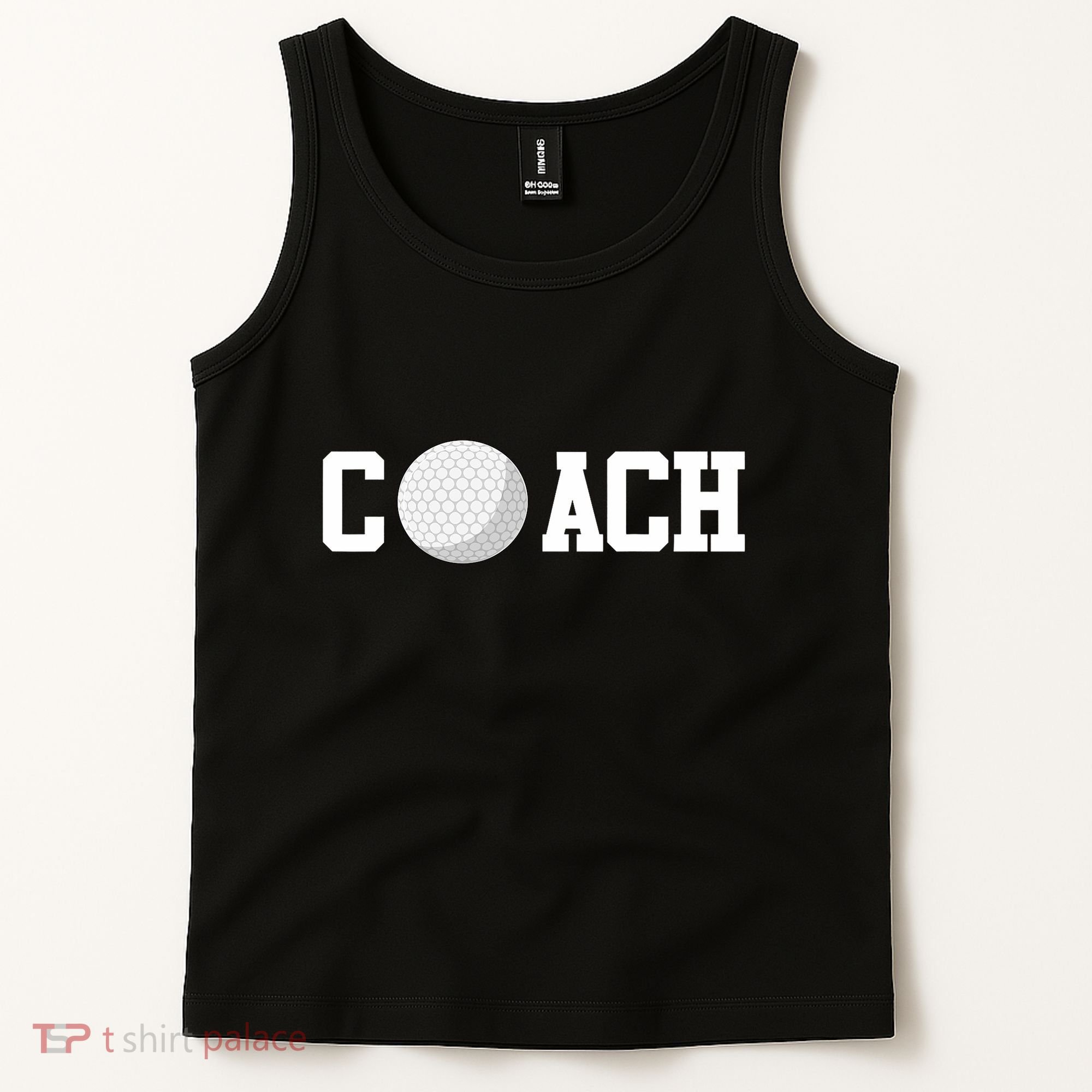 Golf Instructor Coach Golfer Golf Ball Gift Golf Course Tank Top