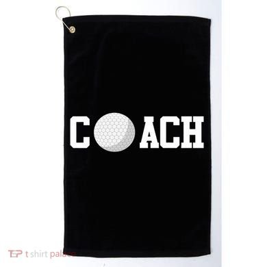 Golf Instructor Coach Golfer Golf Ball Gift Golf Course Golf Towel