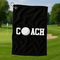 Golf Instructor Coach Golfer Golf Ball Gift Golf Course Golf Towel thumb 1