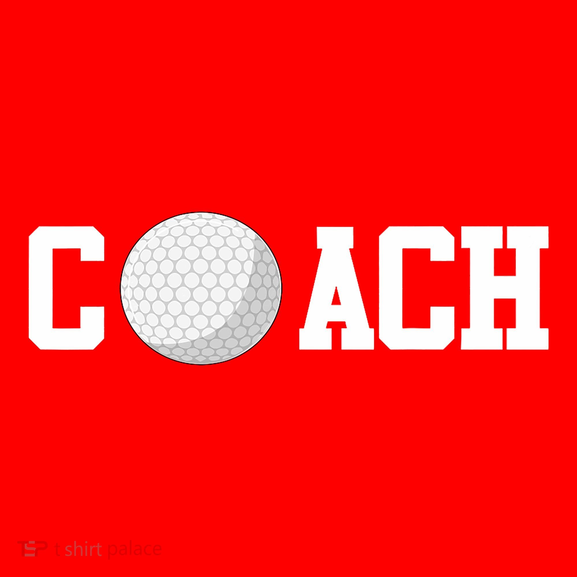 Golf Instructor Coach Golfer Golf Ball Gift Golf Course Santa Hat