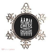 Game Is Chess Not Checkers Funny Gift Grandmaster Chess Player Gift Ornament thumb 0