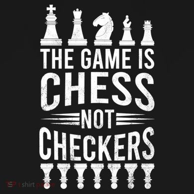 Game Is Chess Not Checkers Funny Gift Grandmaster Chess Player Gift Ornament