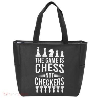 Game Is Chess Not Checkers Funny Gift Grandmaster Chess Player Gift Tote Bag