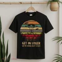 Get In Closer We're Doing Butt Stuff Funny Aliens UFO Meme Sunset Vintage T-Shirt thumb 2