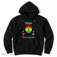 Ghana Is Calling And I Must Go Ghana Flag Hoodie thumb 0