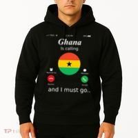 Ghana Is Calling And I Must Go Ghana Flag Hoodie thumb 2