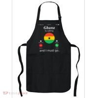 Ghana Is Calling And I Must Go Ghana Flag Apron thumb 0