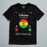 Ghana Is Calling And I Must Go Ghana Flag T-Shirt thumb 5