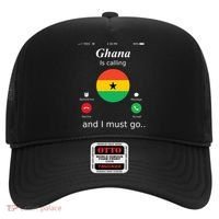 Ghana Is Calling And I Must Go Ghana Flag Hat thumb 0
