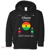 Ghana Is Calling And I Must Go Ghana Flag Toddler Hoodie thumb 0