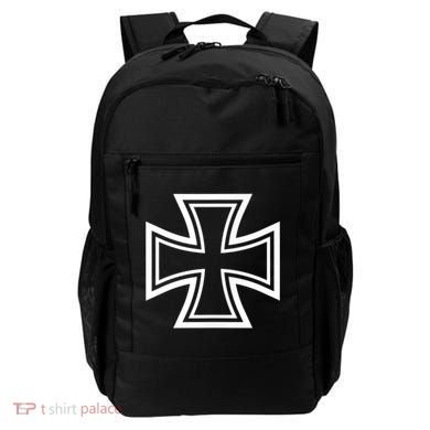 German Iron Cross Front & Back Print Backpack