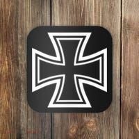 German Iron Cross Front & Back Print Coaster thumb 0