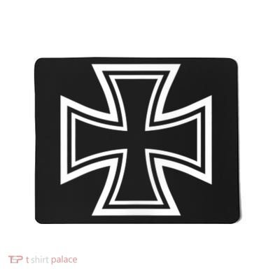 German Iron Cross Front & Back Print Mousepad