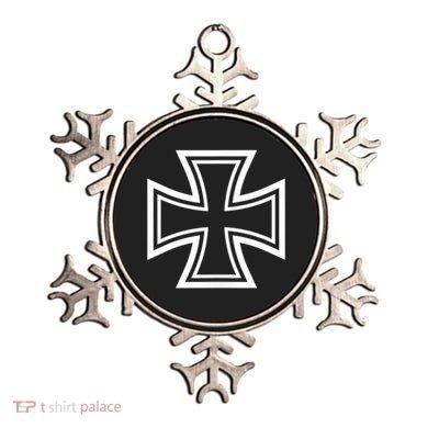 German Iron Cross Front & Back Print Ornament