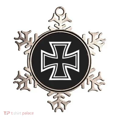 German Iron Cross Front & Back Print Ornament