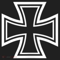 German Iron Cross Front & Back Print Hat thumb 2