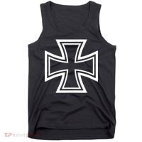 German Iron Cross Front & Back Print Tank Top thumb 0