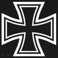 German Iron Cross Front & Back Print Tank Top thumb 6