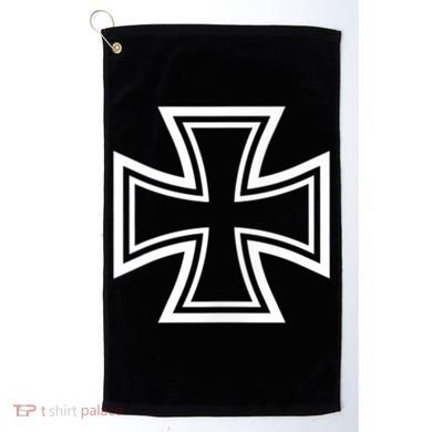 German Iron Cross Front & Back Print Golf Towel