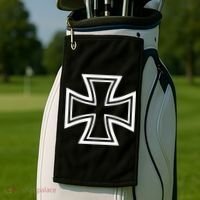 German Iron Cross Front & Back Print Golf Towel thumb 2
