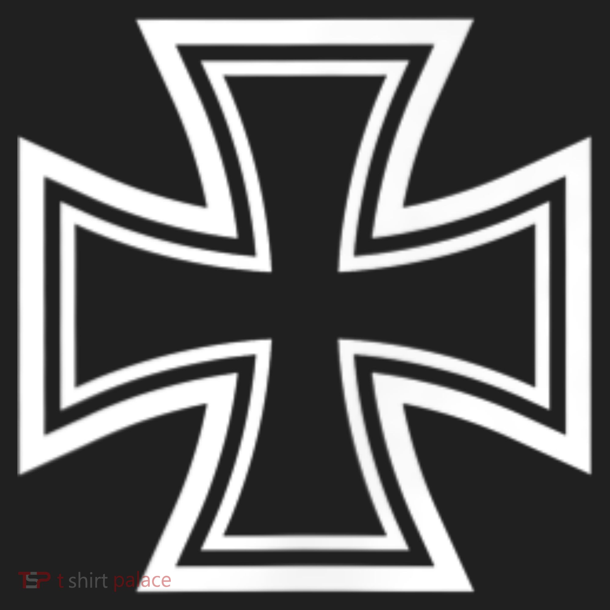 German Iron Cross Front & Back Print Golf Towel