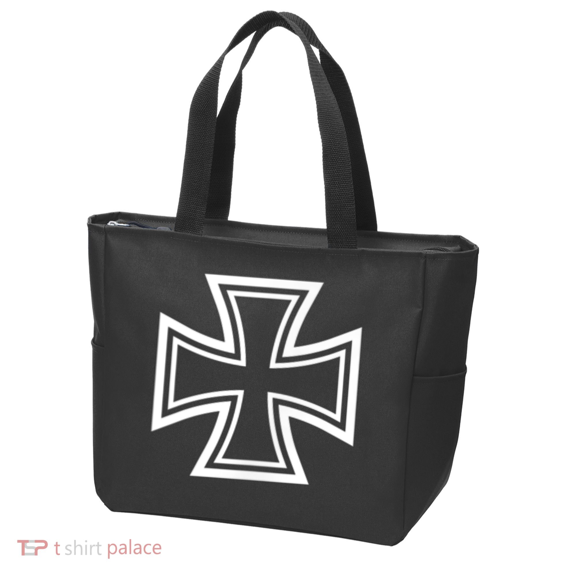 German Iron Cross Front & Back Print Tote Bag