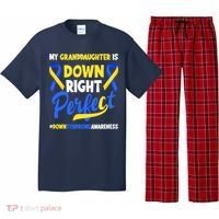 Granddaughter Is Down Right Perfect Down Syndrome Awareness Pajama Set thumb 0