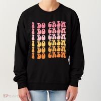 Groovy I Do Crew Bride Squad Wedding Bachelorette Party Women's Sweatshirt thumb 0