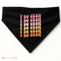 Groovy I Do Crew Bride Squad Wedding Bachelorette Party USA-Made Doggie Bandana thumb 0