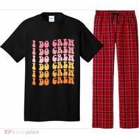 Groovy I Do Crew Bride Squad Wedding Bachelorette Party Pajama Set thumb 0