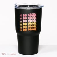 Groovy I Do Crew Bride Squad Wedding Bachelorette Party Tumbler thumb 0
