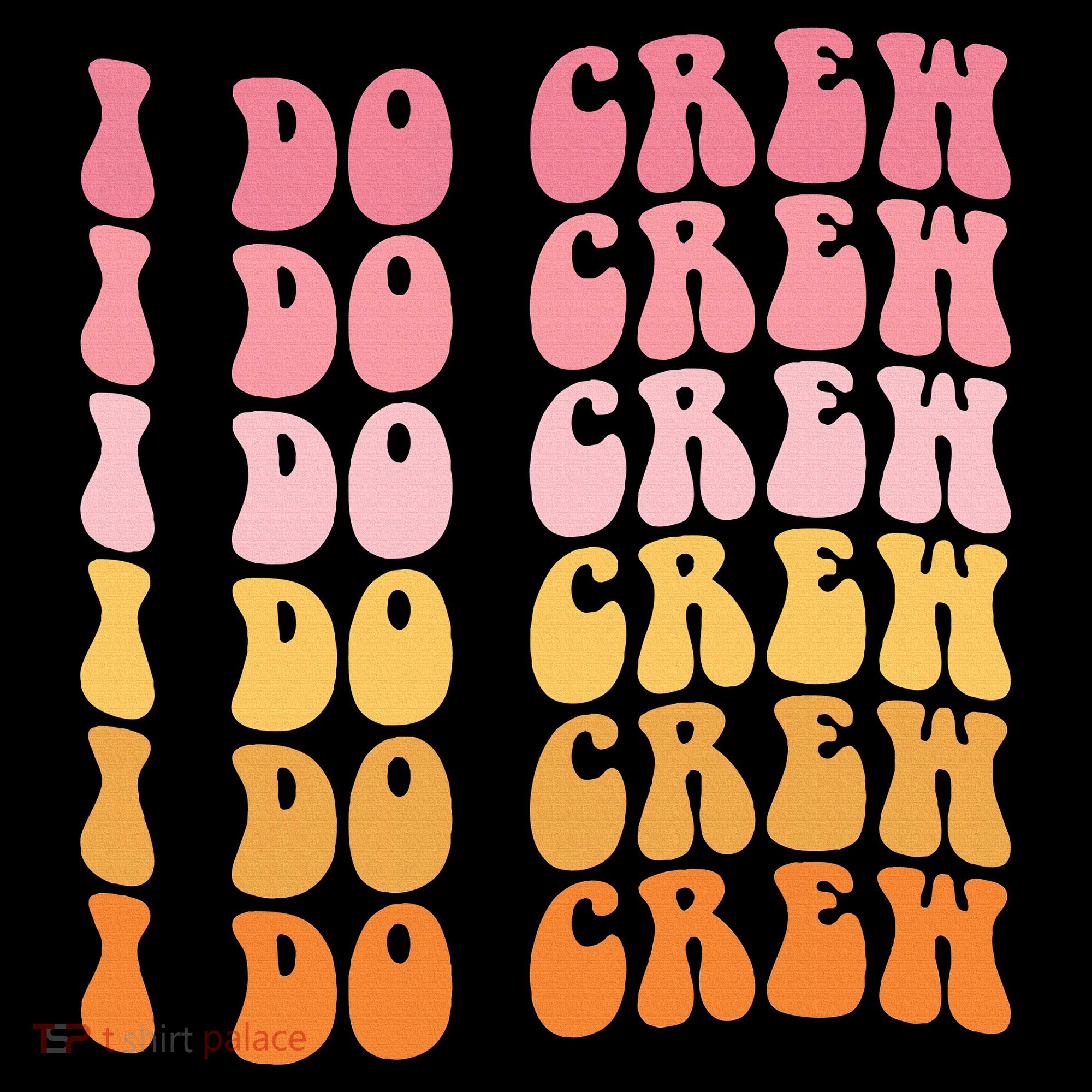 Groovy I Do Crew Bride Squad Wedding Bachelorette Party Mousepad