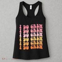 Groovy I Do Crew Bride Squad Wedding Bachelorette Party Women's Tank Top thumb 3