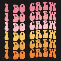 Groovy I Do Crew Bride Squad Wedding Bachelorette Party Baby Bodysuit thumb 2