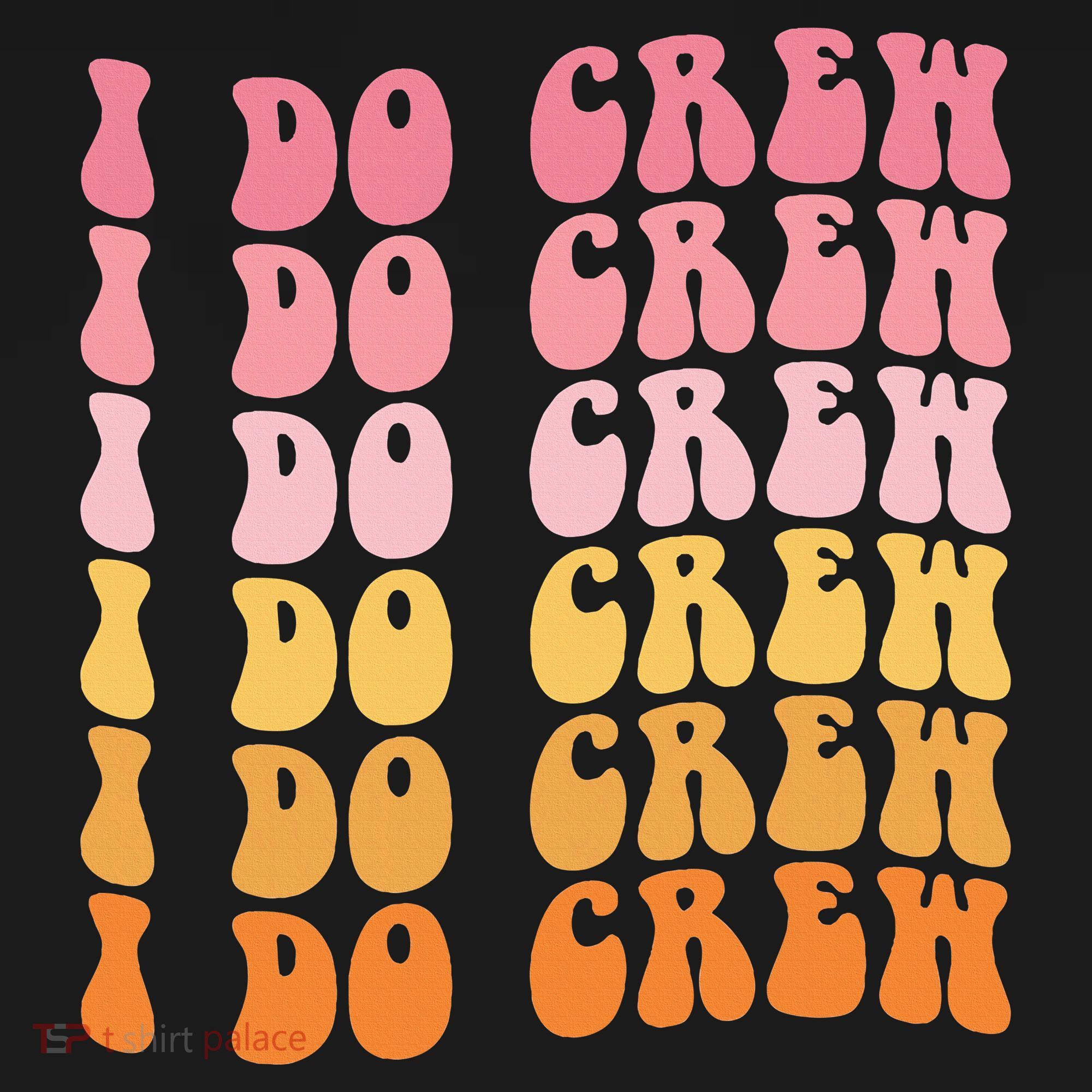 Groovy I Do Crew Bride Squad Wedding Bachelorette Party Baby Bodysuit