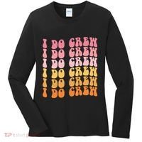 Groovy I Do Crew Bride Squad Wedding Bachelorette Party Women's Long Sleeve Shirt thumb 0