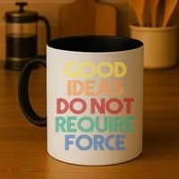 Good Ideas Do Not Require Force Libertarian Coffee Mug thumb 4