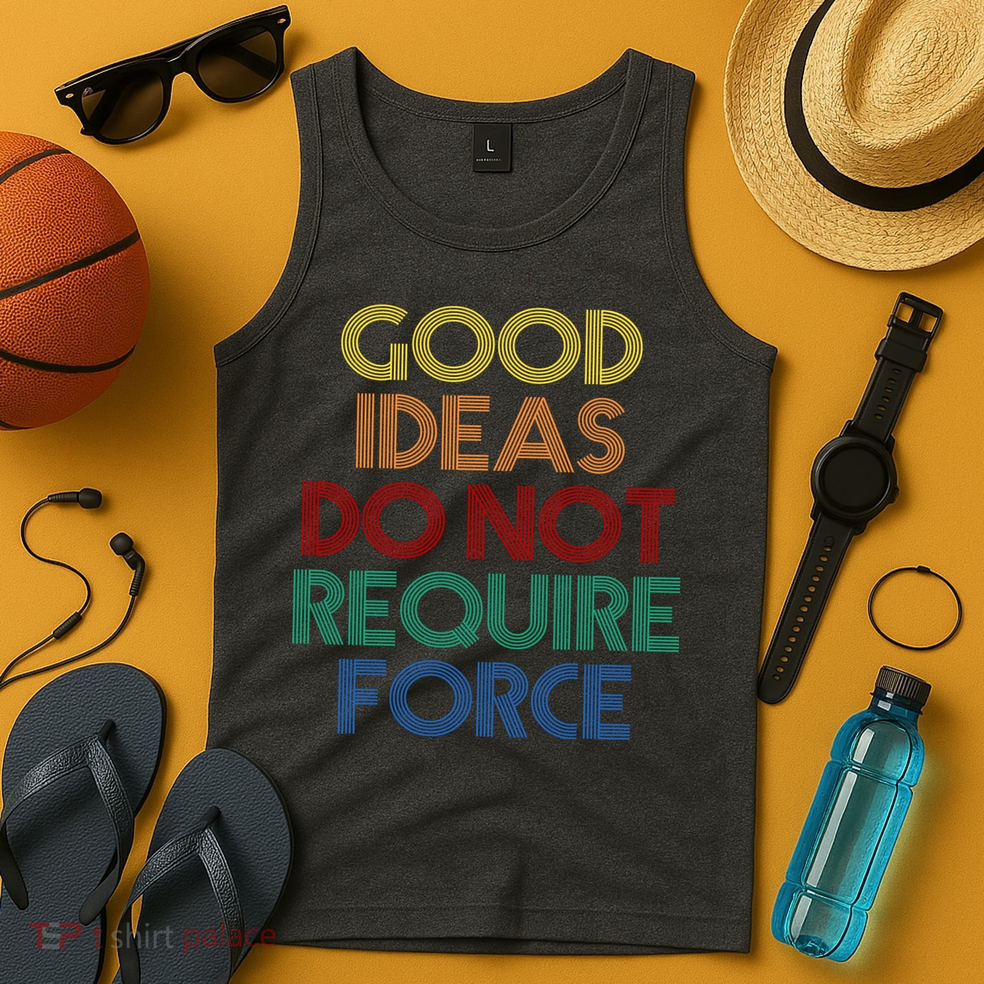 Good Ideas Do Not Require Force Libertarian Tank Top