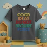 Good Ideas Do Not Require Force Libertarian Toddler T-Shirt thumb 3