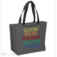 Good Ideas Do Not Require Force Libertarian Tote Bag thumb 2