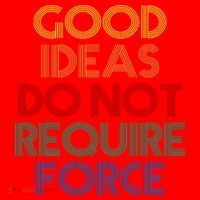Good Ideas Do Not Require Force Libertarian Santa Hat thumb 1