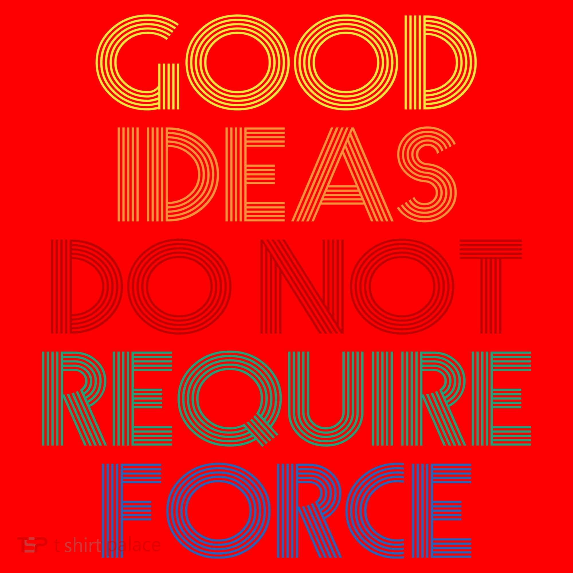 Good Ideas Do Not Require Force Libertarian Santa Hat
