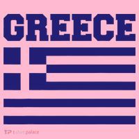 Greece Independence Day Greek Flag Heart Coaster thumb 2