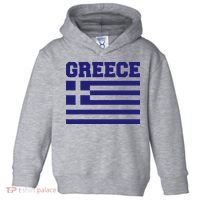 Greece Independence Day Greek Flag Heart Toddler Hoodie thumb 0