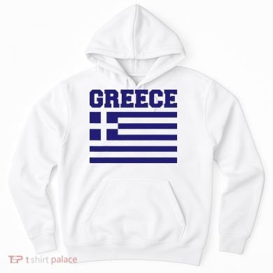Greece Independence Day Greek Flag Heart Hoodie