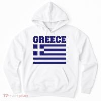 Greece Independence Day Greek Flag Heart Hoodie thumb 0