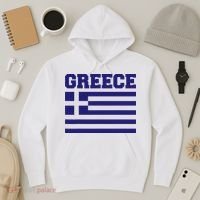 Greece Independence Day Greek Flag Heart Hoodie thumb 3