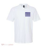 Greece Independence Day Greek Flag Heart Polo thumb 0
